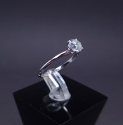 Золотое кольцо с бриллиантом  0.71ct  I-SI2