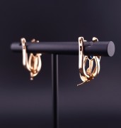 Gold earrings with  sapphires (NEW)