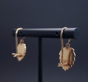 Vintage gold earrings 