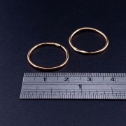 Золотые серьги 