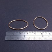 Gold earrings 