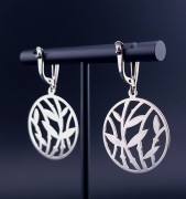 Silver earrings 