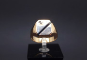 Men's gold ring