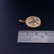 Vintage gold pendant 