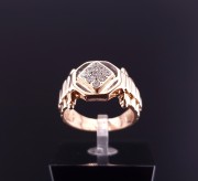 Men's gold ring