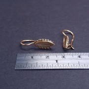 Vintage gold earrings 