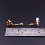 Vintage gold earrings 