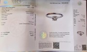 Золотое кольцо с бриллиантом  0.71ct  I-SI2