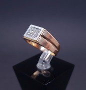 Men's gold ring