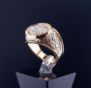 Men's gold ring