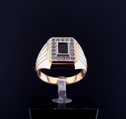 Men's gold ring