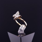 Gold ring with diamonds  (NEW)