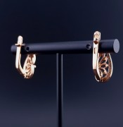 Vintage gold earrings 
