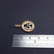 Gold Pendant "Gemini"