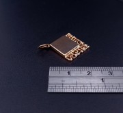 Винтажная золотая подвеска 