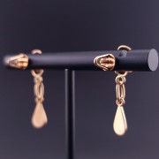 Vintage gold earrings 