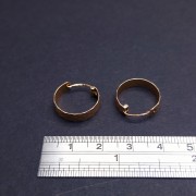 Gold earrings 