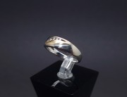 White gold ring with diamonds