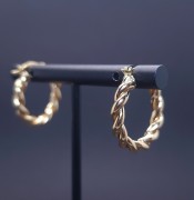 Gold earrings 