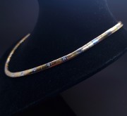 Gold Necklace with diamonds