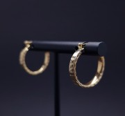 Gold earrings 