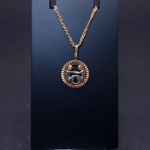 Gold Pendant "Gemini"