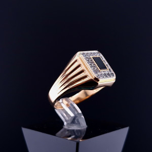 Men's gold ring