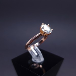 Золотое кольцо с бриллиантом 1.75ct   SI2  I-J