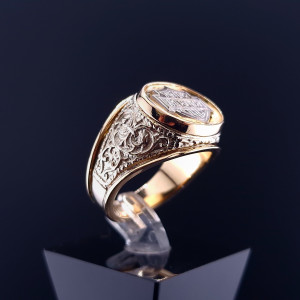 Men's gold ring