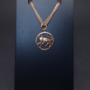 Gold Pendant "Taurus"