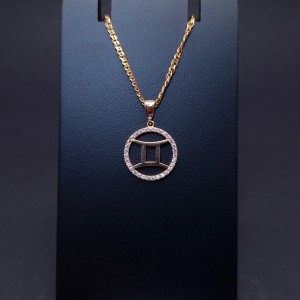 Gold Pendant "Gemini"