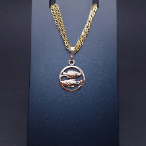 Gold Pendant "Pisces"