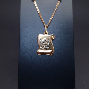 Gold Pendant "Pisces"