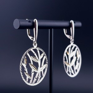 Silver earrings 