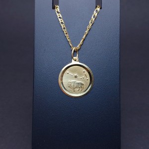 Gold Pendant "Taurus"