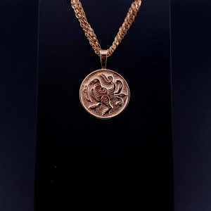 Vintage gold pendant 