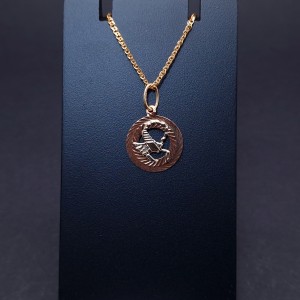 Gold pendant "Scorpion"