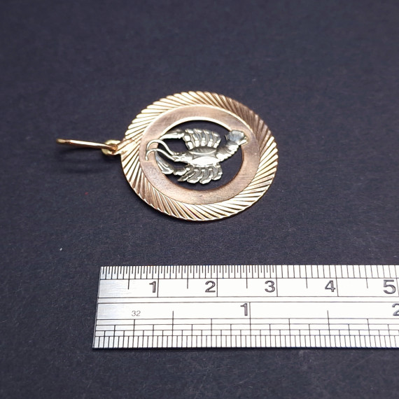 Gold Pendant "Cancer"