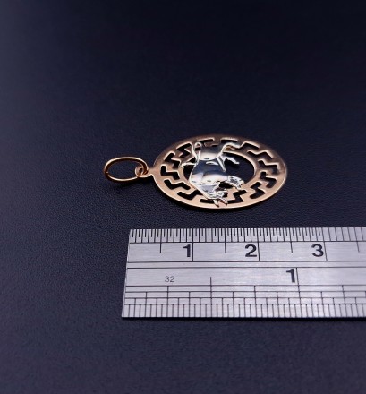Gold Pendant "Taurus"