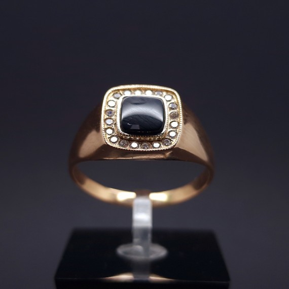 Men's gold ring