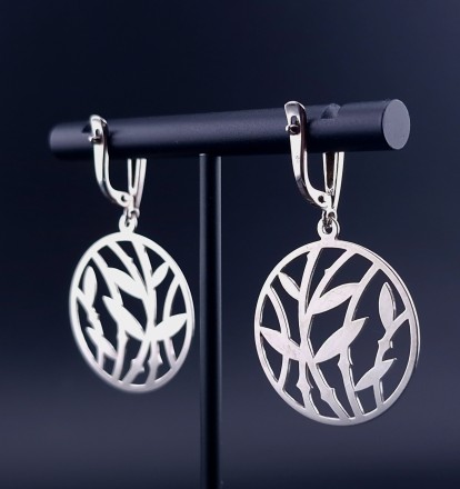 Silver earrings 
