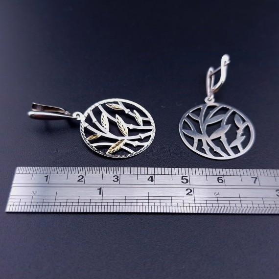 Silver earrings 