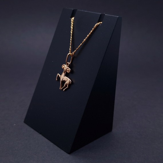 Gold pendant "Aries"