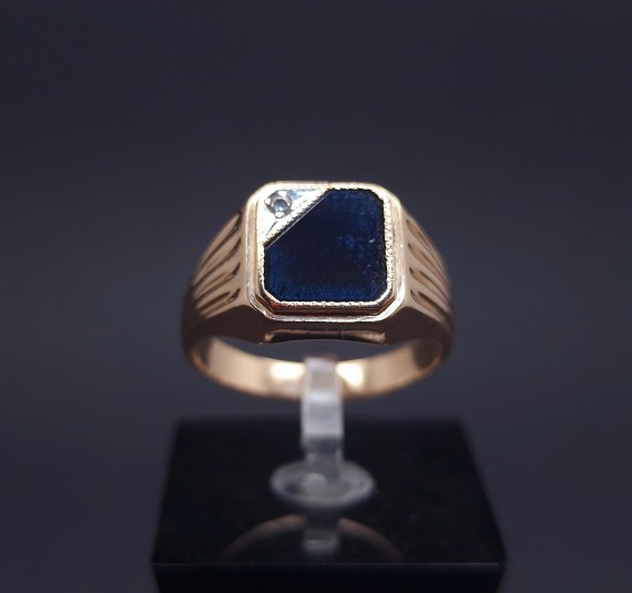 Men's gold ring