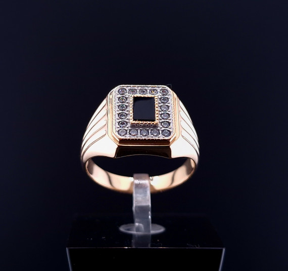 Men's gold ring