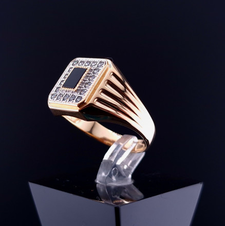 Men's gold ring