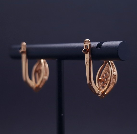 Gold earrings 