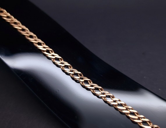 Gold bracelet “Double Rhombus“