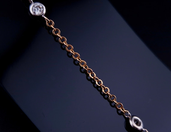 Gold leg chain