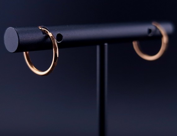 Gold earrings 